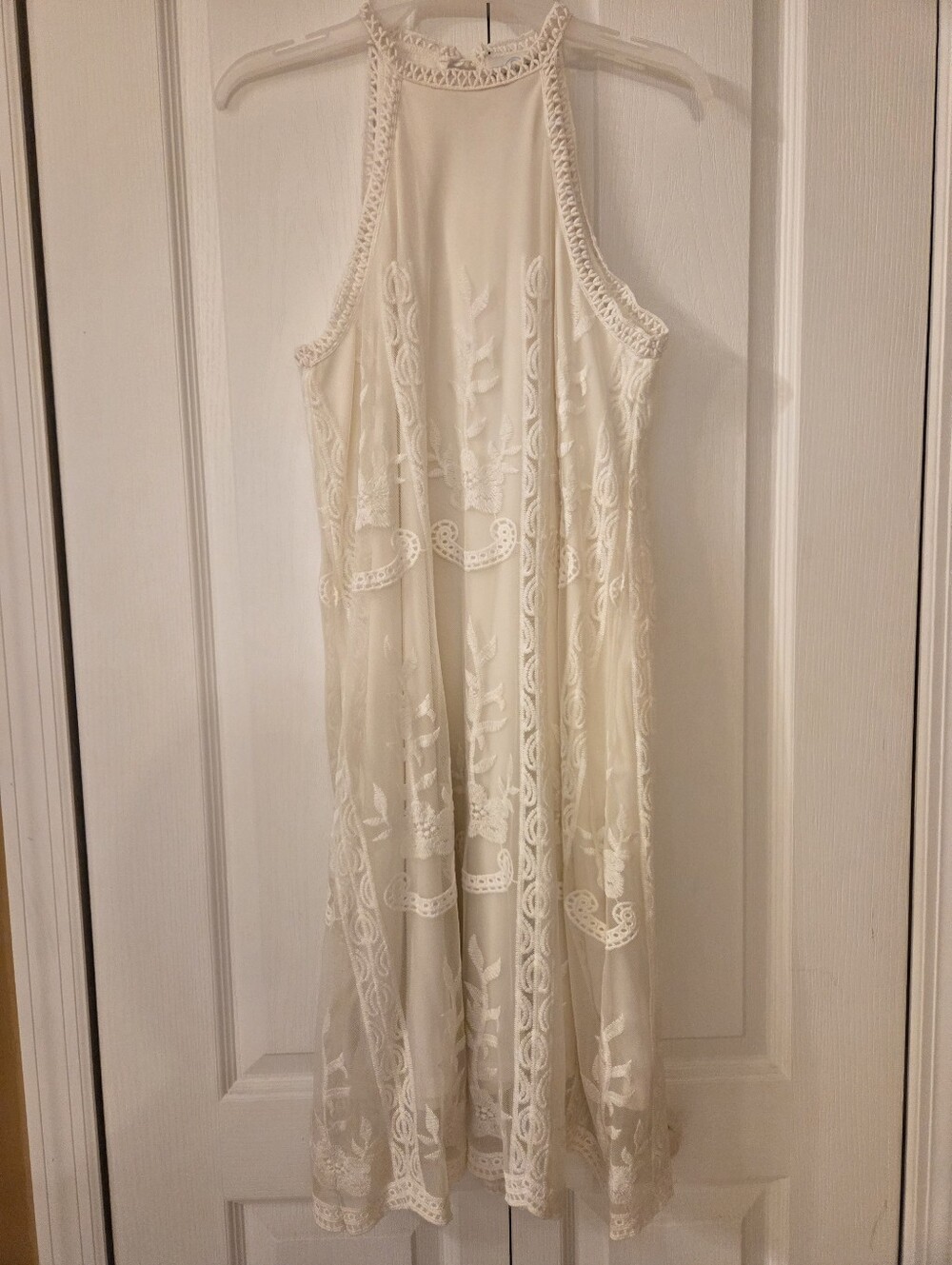 Lace White Dress